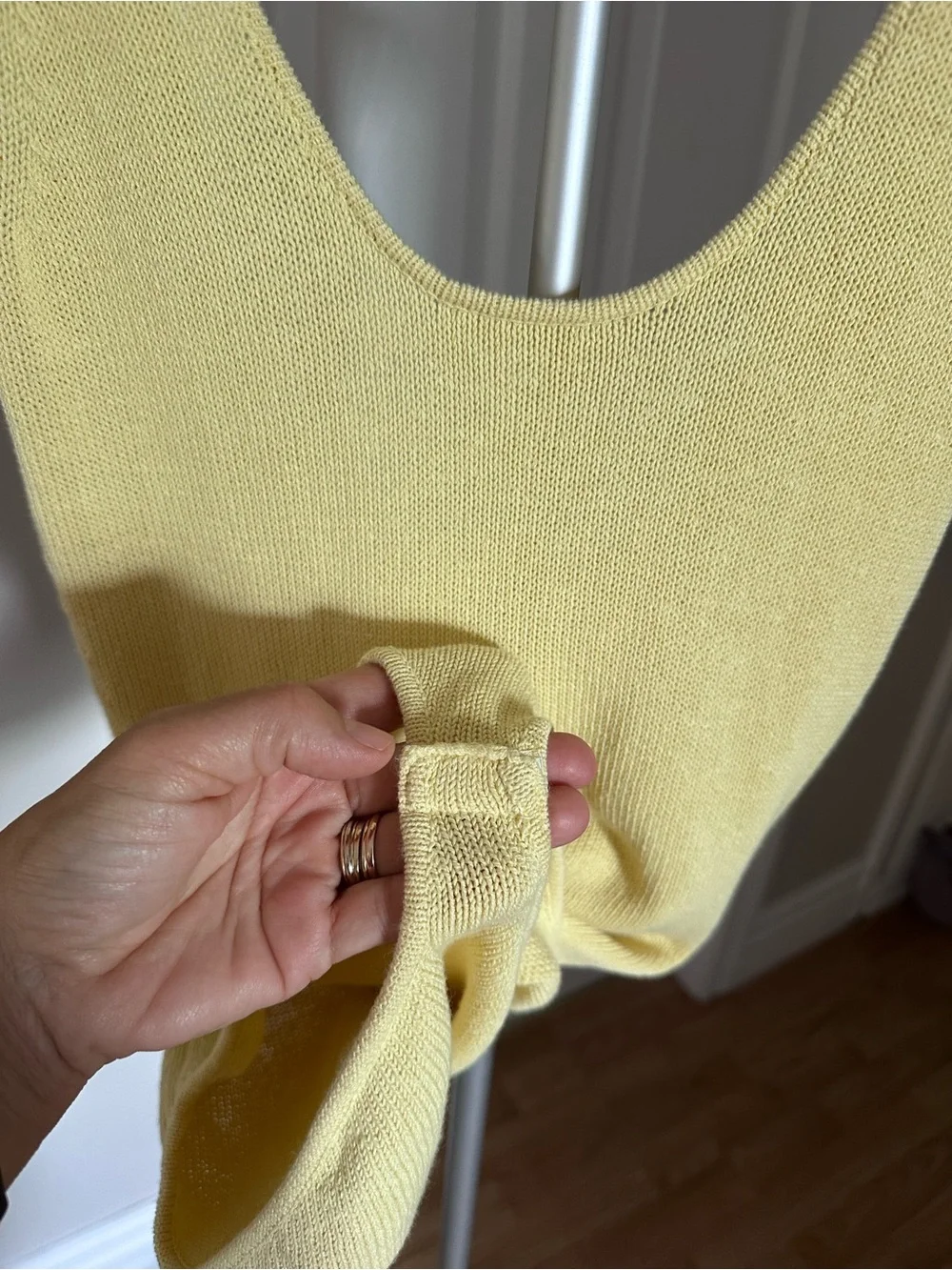 ZARA buttery yellow knit bodysuit size MED - Picture 7 of 9
